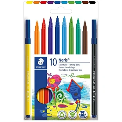 Imagen de STAEDTLER Rotulador noris cl ub estuche de 10 colores