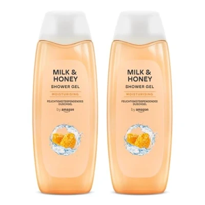 Imagen de by Amazon Gel de ducha Miel y Leche, 2 x 500ml