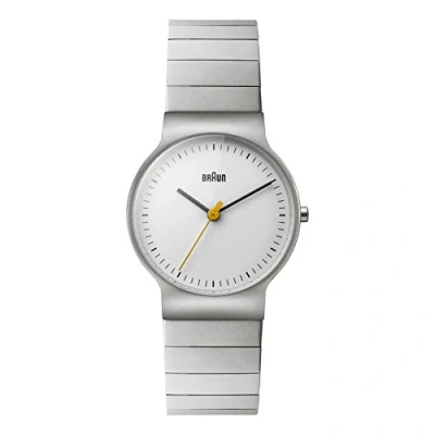 Imagen de Braun Ladies BN0211 Classic Slim Watch with White Dial and Silver Stainless Steel Bracelet