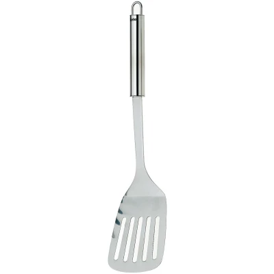 Imagen de kela Espátula ranurada Rondo 33,5 cm de Acero Inoxidable Mate, Plateado, 33.5 x 8 3