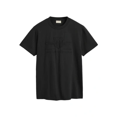 Imagen de GANT Tonal Shield Camiseta estampada, Hombre, Talla: XXL, Schwarz