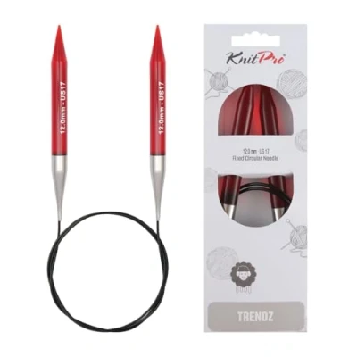Imagen de Knit Pro Agujas Circulares fijas (80 x 12 mm), Multicolor