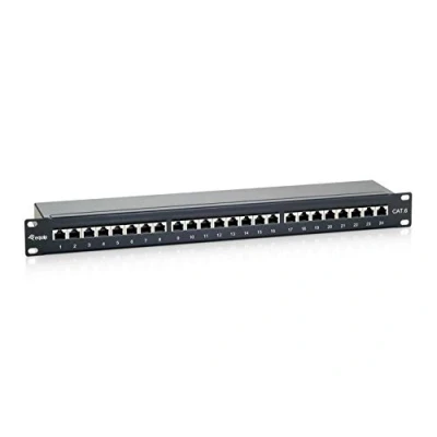Imagen de Equip Patch Panel 19&quot; Cat.6 /class E 24 port, 1 U, Black