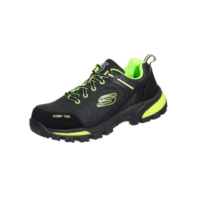 Imagen de Skechers Galton Pending, Botas de construcción Hombre, Negro, Gris, 48.5 EU
