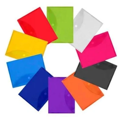 Imagen de Carpeta liderpapel dossier a4 cierre de velcro colores surtidos pack 10+2 gratis