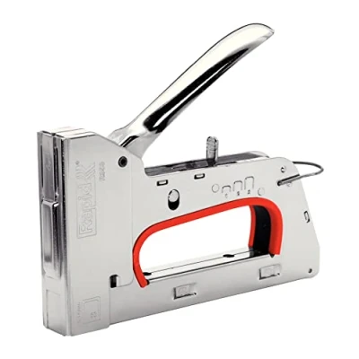 Imagen de Rapid Grapadora Profesional Manual PRO R353 para Grapas No. 53, Tapicería con 3 Posiciones Ajustables, Gatillo Ergonómico, y Empuñadura Ergonómica, Fabricada en Suecia (10640125)