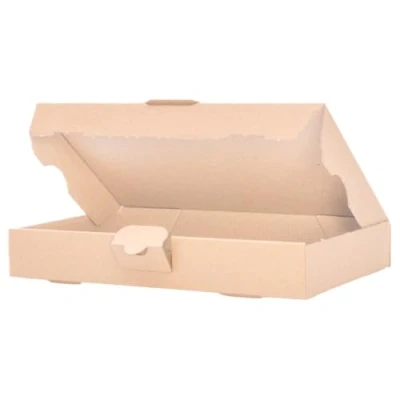 Imagen de 100 cajas de cartón maxi carta envío caja plegable 180 x 30 mm, marrón, MB 0 cartón, embalaje carta, envío,