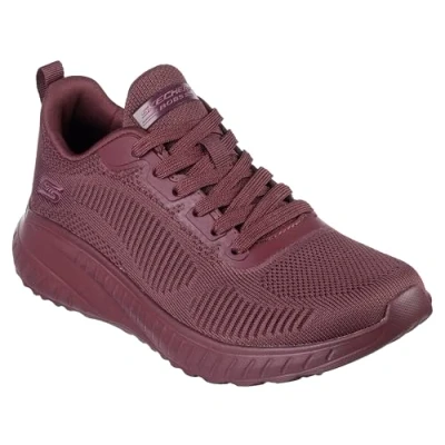 Imagen de Skechers Bobs Squad Chaos Face Off, Zapatillas de Deporte Mujer, Plum Engineered Knit, 39 EU