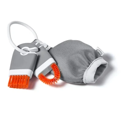 Imagen de OXO Good Grips Kit de mini cepillos limpieza y paño microfibra, 3 piezas