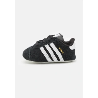 Imagen de adidas Originals Gazelle CRIB Unisex Patucos para niños, Talla: 18, Core black/footwear white Zapatos