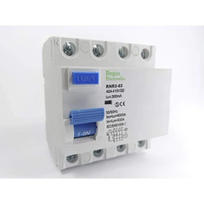 Imagen de Interruptor Diferencial 40A, 4P Trifásico (3P+N), Clase A SI Super Inmunizado (300mA)