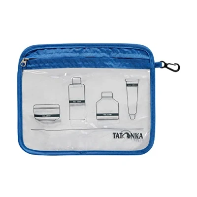 Imagen de Tatonka Bolsa de Vuelo Unisex con Cremallera para Adultos, tamaño A5, Azul, 22 x 18 cm