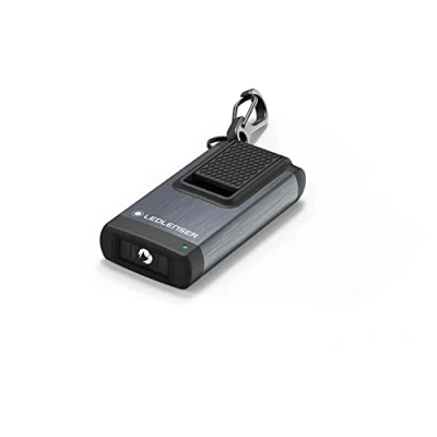 Imagen de Ledlenser K4R Llavero, 120 lúmenes, Alcance de 25 Metros, 3,5 Horas duración, Recargable, Incluye Cable Carga USB (Dorado), Unisex Adulto, Gris, L52