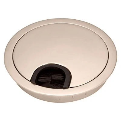 Imagen de SOTECH 2 piezas Pasacables metal Perforación Ø 90 mm Aspecto de acero inoxidable mate con junta antipolvo