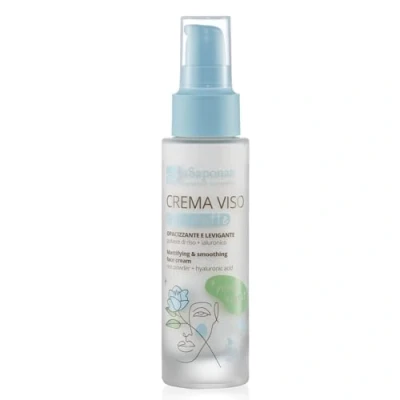 Imagen de La Saponaria Stay Matte Face Cream, Ácido Hialurónico, Primer, Anti Brillo/Mate, Poros Dilatados, Edad, Natural, Vegano, Libre de Crueldad, Envase Sostenible, Orgánico, 50ml