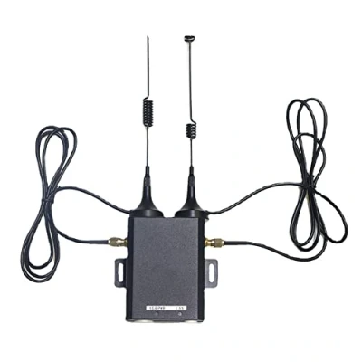 Imagen de LOLPALONE Enrutador 4G de Industrial H927, Tarjeta SIM LTE CAT4 150Mbps con Antena Externa Compatible 16 Usuarios WiFi Asia