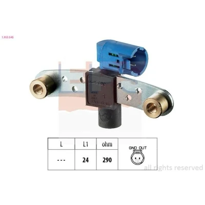 Imagen de EPS 1.953.545 Sensor de Cigueñal Made in Italy OE Equivalent RENAULT: CLIO 2, MEGANE 2 Kombi, DACIA: Logan I Berlina, MCV