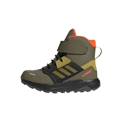 Imagen de adidas Terrex Trailmaker High Cold.RDY Hiking Shoes, Botas de montaña, Focus Olive/Pulse Olive/Impact Orange, 36 EU