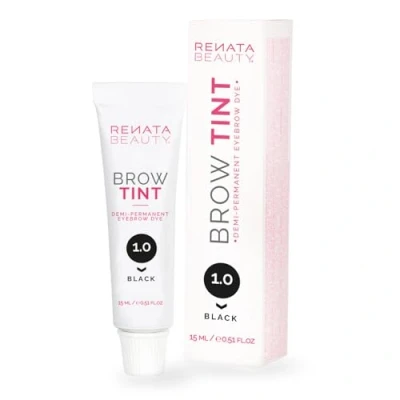 Imagen de Renata Beauty Tinte Para Cejas Coloración el Tratamiento de Efecto Duradero Hasta 5 Semanas Color Hidratante y Acondicionador [Negro]