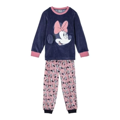 Imagen de CERDÁ LIFE&#039;S LITTLE MOMENTS Pijama Largo Single Jersey Minnie Diseño Exclusivo, Cómodo y Suave Mouse Conjunto de Dormir Ideal para Fanáticos