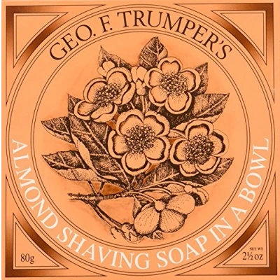 Imagen de Geo F. Trumper Jabón de Afeitar Almendras Bol Madera 80gr, Único, 80g