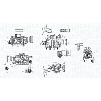 Imagen de MAGNETI MARELLI 352317005080 Termostato, refrigerante 92 PEUGEOT: 3008 SUV, 301 Berlina, 208 I Hatchback, CITROËN: C4 II Cactus, Berlingo Furgón