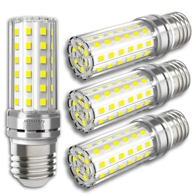 Imagen de JIUYUAN E27 LED Maíz Bombilla, 12W (Incandescente Bombillas equivalente a 100W), 6000K Blanco Frío 1450LM, Tornillo Edison bombillas, No regulable 4 unidad