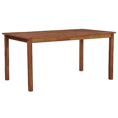 Imagen de vidaXL Mesa Comedor de Jardín Rectangular Patio Terraza Madera Acacia Maciza