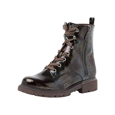 Imagen de Jana 8 25263 29, Botas Cortas al Tobillo Mujer, Metal Patent, 39 EU Ancho