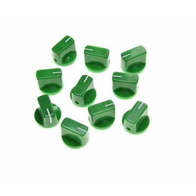 Imagen de Dopro Juego de 10 pomos pedal para guitarra, efecto AMP, verde