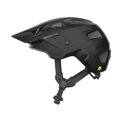 Imagen de ABUS casco MTB MoDrop MIPS de ciclismo robusto con protección contra impactos para ciclistas montaña ajuste personalizado unisex negro mate, S