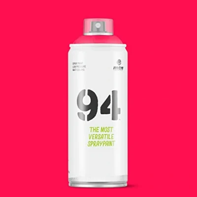 Imagen de Montana Colors MTN 94 Flúor Rojo Fluorescente, Spray 400ml Aerosol, 400