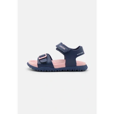 Imagen de Geox Fusbetto Sandalias para niños, Talla: 32, Navy/pink Zapatos