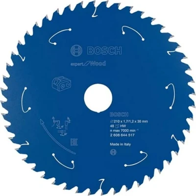 Imagen de Bosch Professional Disco de sierra circular Expert for Wood (madera, 210 x 30 1,7 mm, 48 dientes, accesorio sin cable)