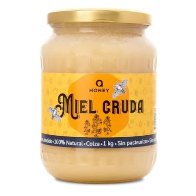 Imagen de Miel pura de bosque y campo sin pasteurizar natural, directamente la colmena 1 kg filtrar calentar