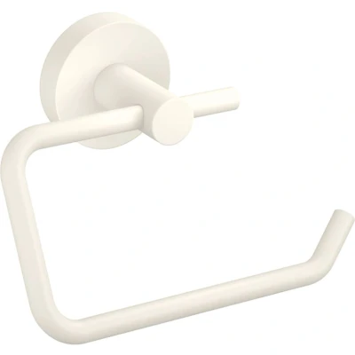 Imagen de tesa® MOON WHITE Portarrollos de Papel Higiénico Autoadhesivo Sin Tapa para Baños Estilo Industrial y Moderno Taladro 99 mm x 140 53 Blanco Mate
