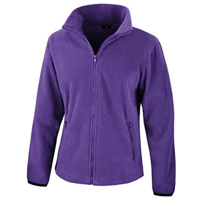 Imagen de Resultado de la Mujer R220 F Fashion Fit al Aire Libre Forro Polar, Liso, Mujer, Color Morado, tamaño Grande/Talla 14