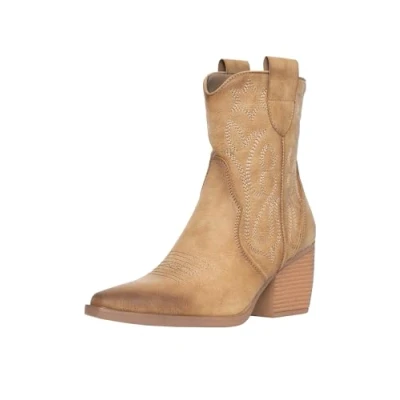 Imagen de Elara Botines Mujer Botas de Vaquero Chunkyrayan DE326P Khaki PU 42