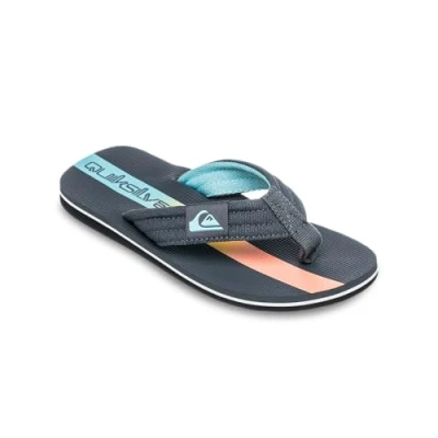 Imagen de Quiksilver Molokai Layback Sandalias de dedo para niños, Talla: 33, Iron gate holmes Zapatos