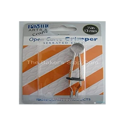 Imagen de PME OC311 Crimpadora Dentada Curva Abierta, pequeña, Acero Inoxidable, Plateado, S
