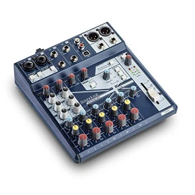 Imagen de Soundcraft Notepad 8FX Consola de mezclas analógica formato pequeño con E/S USB y efectos Lexicon