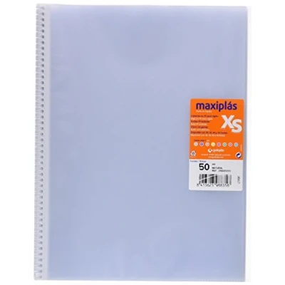 Imagen de Grafoplas 39885000 Carpeta de 50 fundas, A4, tapas PP, color transparente