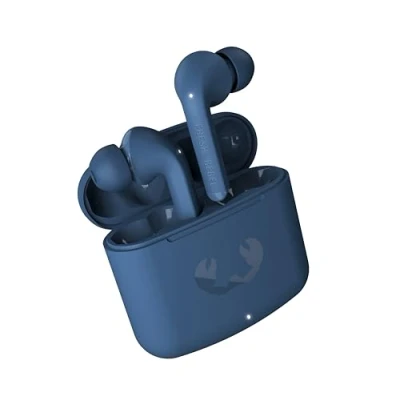 Imagen de Fresh &#039;n Rebel Twins Fuse, Auriculares Bluetooth intrauditivos inalámbricos True Wireless con Punta, Asistente de Voz, Control táctil y micrófono Integrado, 30h reproducción (Steel Blue)