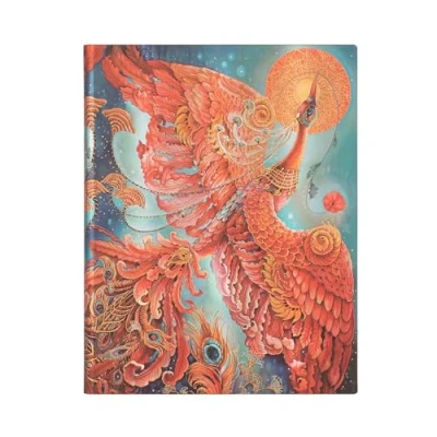 Imagen de Firebird (Birds of Happiness) Ultra Lined Journal: Flexi softcover, 100 gsm, ribbon marker, memento pouch, book edge printing, no closure (Bird