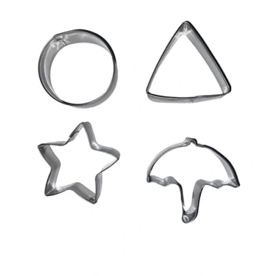 Imagen de Cobo Regalo, S.L MOLDE GALLETAS JUEGO DEL CALAMAR Incluye 4 moldes: estrella, paraguas, circulo y triangulo.
