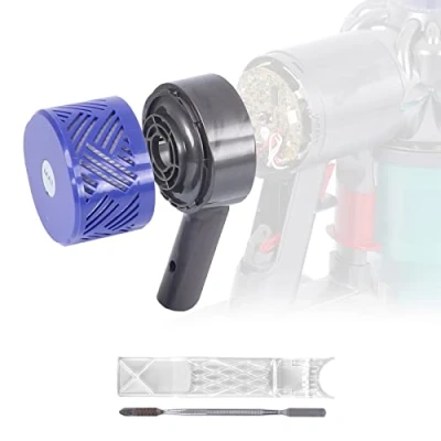 Imagen de Cubierta trasera del motor + filtro HEPA de repuesto para aspiradora Dyson V6 DC58 DC59 DC62 DC72 DC74 SV03 SV04 SV05 SV06 SV07 SV08 SV09, piezas actualizadas
