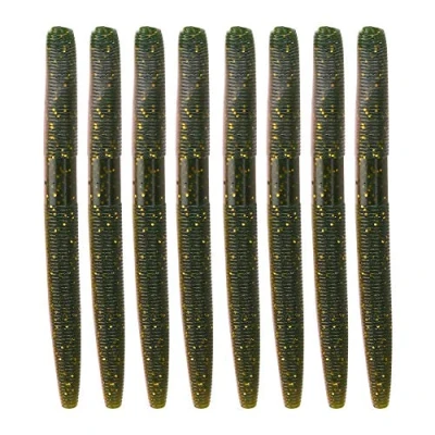 Imagen de Paquete de 8 Piezas Cebo Pesca Gusano Suave, 10 cm/6.5 g Accesorio Aparejos Artificial Atractivo Realista(#2)