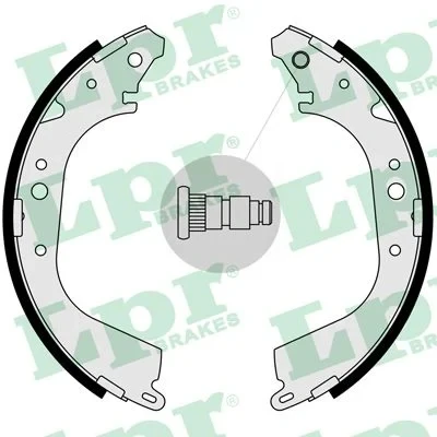 Imagen de LPR 05280 Zapatas de Freno 295mm 62mm NISSAN: Patrol Hardtop, 3/2 SUV, Kubistar Furgón, TOYOTA: Land Cruiser Prado 70 SUV