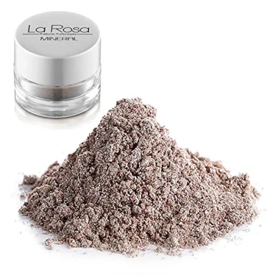 Imagen de La Rosa maquillaje mineral nº 35 diamond sombra de color crema y beige, con brillo sutil, tonalidad fría 3 gr