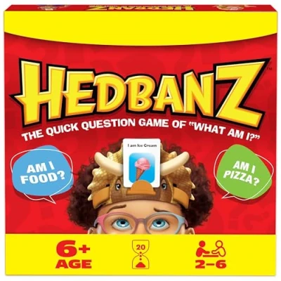Imagen de Hedbanz Juego de mesa adivinación imágenes segunda edición: juegos familiares, para la noche niños, cartas familias y niños a partir